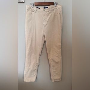 Talbots High Waist Straight Leg Corduroy Pants (14)